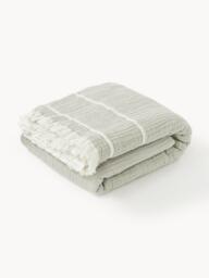 Cotton Bedspread Kailani with Fringes
