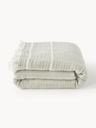 Cotton Bedspread Kailani with Fringes - thumbnail 2