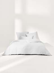 Flannel Duvet Cover Javon with Fine Stripes - thumbnail 7