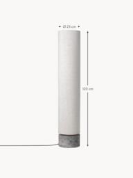 Dimmable LED Floor Lamp Unbound with Marble Base, Various Sizes - thumbnail 2