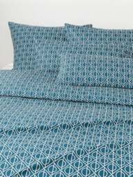 Geometric Print Cotton Duvet Cover Jella - thumbnail 1