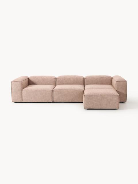 Linen Blend Modular Sofa Lennon (4-seater) with ottoman (left/right) - image 1
