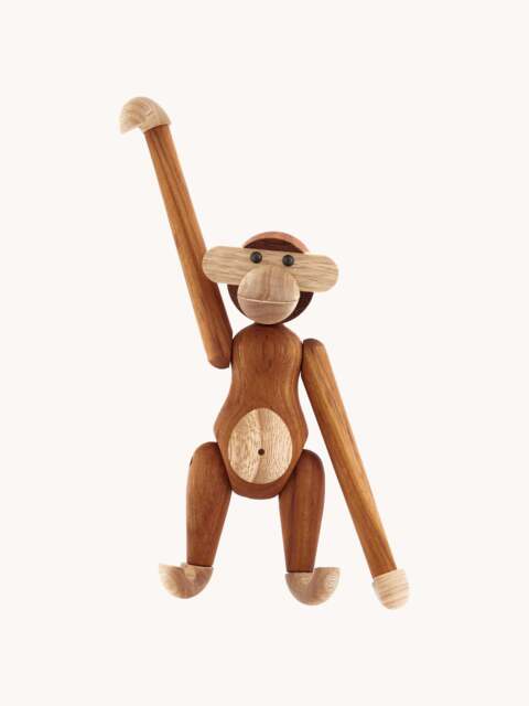 Handmade Teak Wood Decorative Object Monkey - image 1