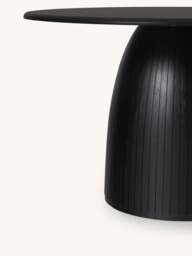 Round Dining Table Nelly with Groove Structure, in various sizes - thumbnail 2