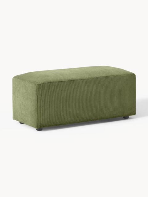 Corduroy Ottoman Melva, W 99 x D 42 cm - image 1