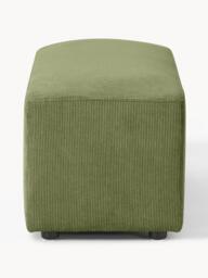 Corduroy Ottoman Melva, W 99 x D 42 cm - thumbnail 5