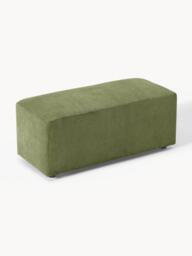 Corduroy Ottoman Melva, W 99 x D 42 cm - thumbnail 4