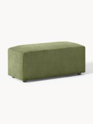 Corduroy Ottoman Melva, W 99 x D 42 cm - thumbnail 1