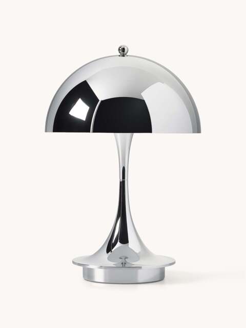Small Portable LED Table Lamp Panthella 160, Design Verner Panton - image 1