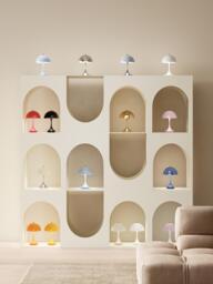 Small Portable LED Table Lamp Panthella 160, Design Verner Panton - thumbnail 2