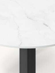 Round Marble Effect Dining Table Jackson, in various sizes - thumbnail 4