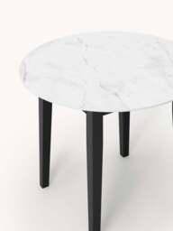Round Marble Effect Dining Table Jackson, in various sizes - thumbnail 3