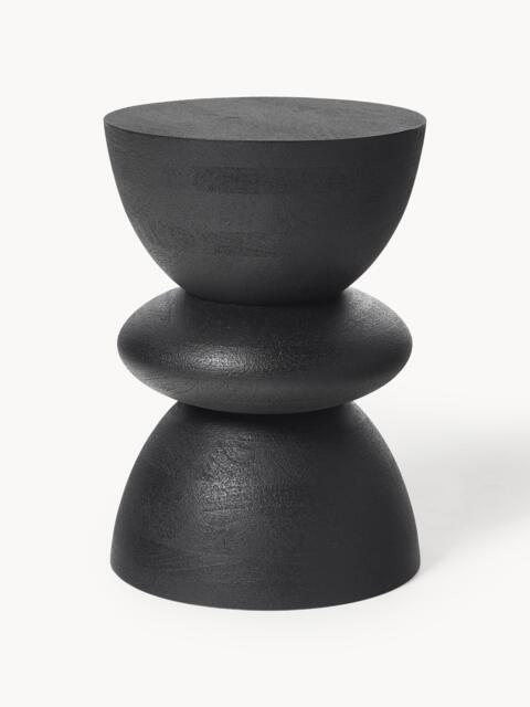 Round Mango Wood Side Table Benno - image 1