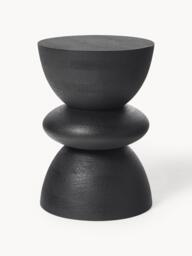 Round Mango Wood Side Table Benno - thumbnail 1