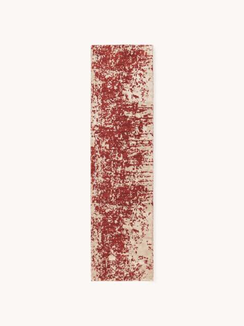 Hand-Woven Wool Runner Cynthia with Abstract Pattern - image 1