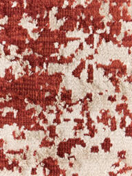 Hand-Woven Wool Runner Cynthia with Abstract Pattern - thumbnail 3