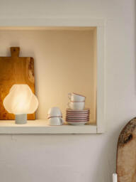 Small Portable Table Lamp Soft Serve, Dimmable - thumbnail 3