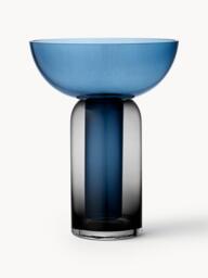 Mouth-Blown Glass Vase Torus, H 33 cm - thumbnail 1