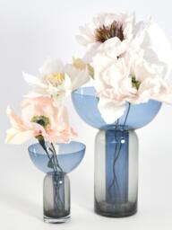 Mouth-Blown Glass Vase Torus, H 33 cm - thumbnail 4