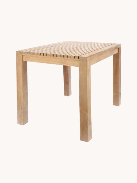 Teak Wood Garden Table Samoa, 75 X 60 cm - image 1