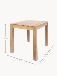 Teak Wood Garden Table Samoa, 75 X 60 cm - thumbnail 4
