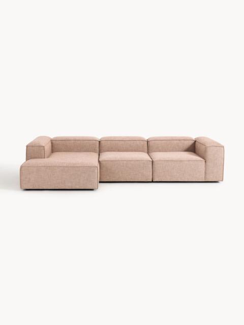 Linen Blend Modular Corner Sofa Lennon (4-seater)
