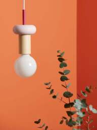 Small Handmade Dimmable Pendant Light Junit - thumbnail 3