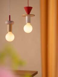 Small Handmade Dimmable Pendant Light Junit - thumbnail 4