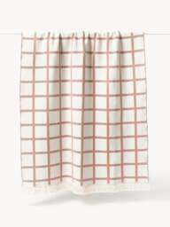 Checked Reversible Throw Edison with Fringed Hem - thumbnail 7