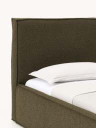 Upholstered Bouclé Bed Dream with Storage - thumbnail 3