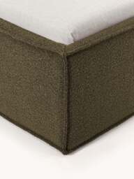 Upholstered Bouclé Bed Dream with Storage - thumbnail 4