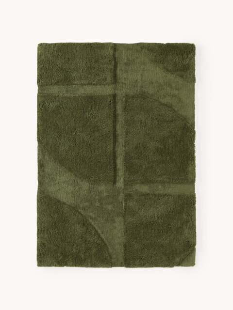 Fluffy High-Low Rug Jade - image 1