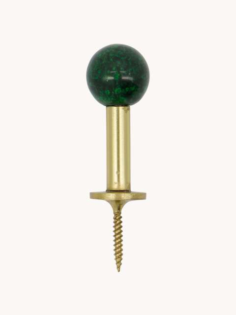 Handmade Metal Wall Hooks Ball, Set of 2 - image 1