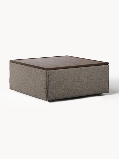 Bouclé Ottoman Lennon with Storage - image 1