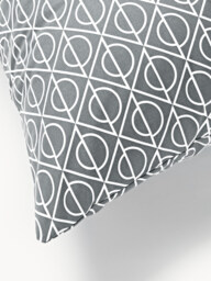 Geometric Print Cotton Duvet Cover Jella - thumbnail 5
