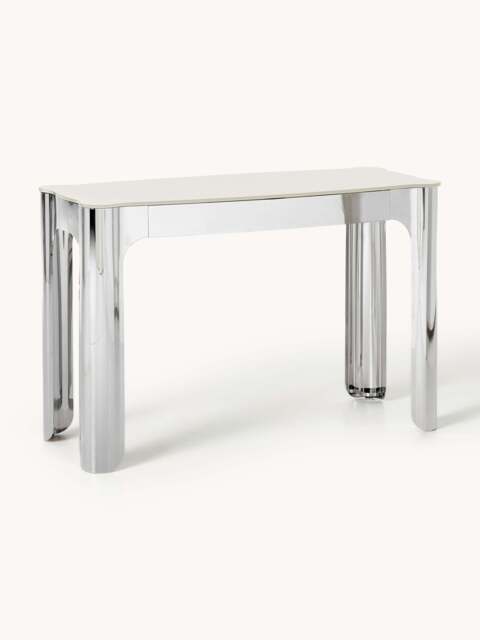 Console Table Georgia with Glass Top - image 1