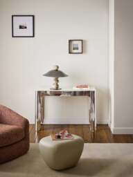 Console Table Georgia with Glass Top - thumbnail 6