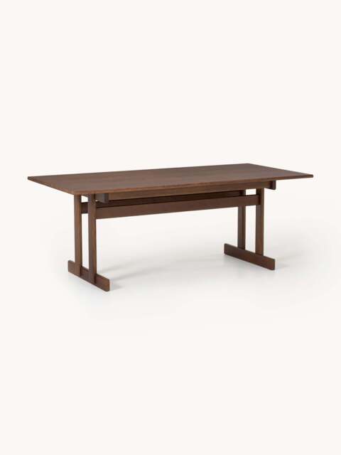 Extendable Oak Wood Dining Table Brynn, in various sizes - image 1