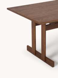 Extendable Oak Wood Dining Table Brynn, in various sizes - thumbnail 5