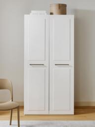 Modular Hinged Door Wardrobe Charlotte, 100 cm Wide, in various sizes - thumbnail 2