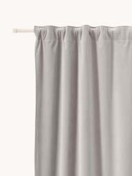 Velvet Dim-Out Multi-Band Curtain Rush, W 270 cm