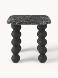 Marble Side Table Lyndi with Oak Legs - thumbnail 2