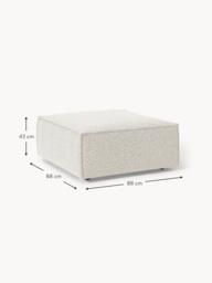 Bouclé Ottoman Lennon - thumbnail 8