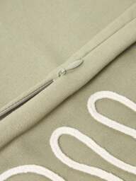 Hand-Stitched Organic Cotton Cushion Cover Jot - thumbnail 8