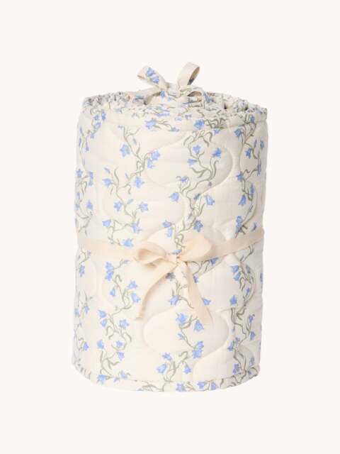 Cotton Bed Bumper Bell Flower - image 1