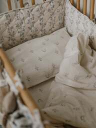 Cotton Bed Bumper Bell Flower - thumbnail 4