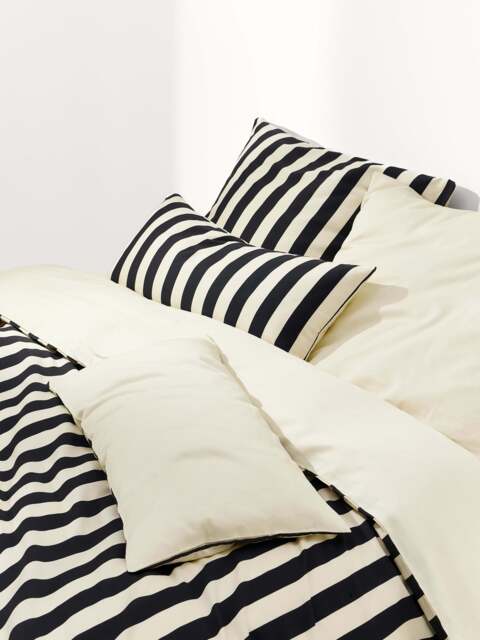 Striped Cotton Sateen Duvet Cover Zani - image 1