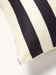 Striped Cotton Sateen Duvet Cover Zani - thumbnail 7