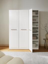 Modular Hinged Door Wardrobe Charlotte, 50 cm Wide, in various sizes - thumbnail 8