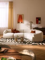 Modular Bouclé Corner Sofa Sofia (4-seater) - thumbnail 2